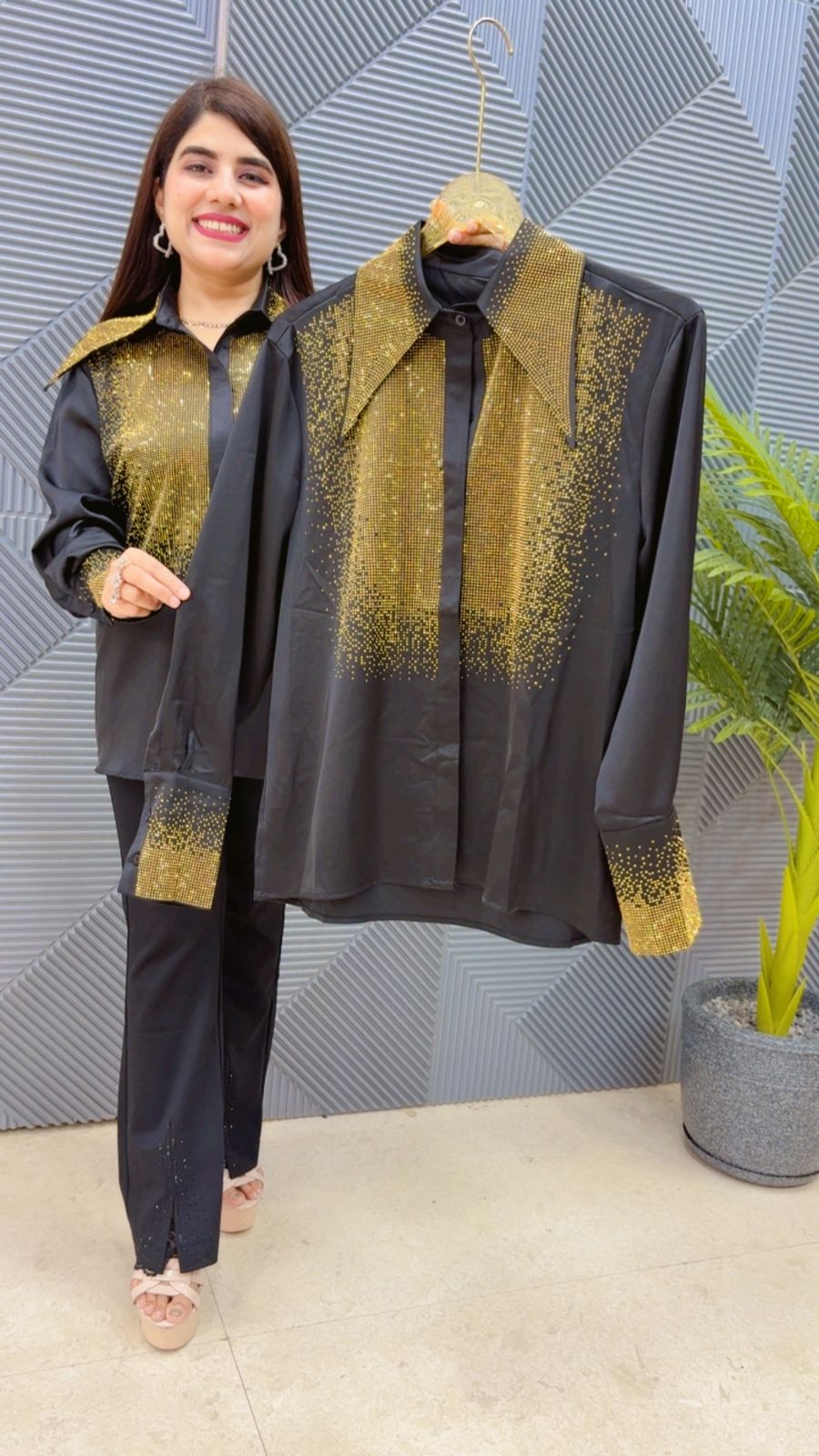 BEAUTIFUL SHIRT GGR4501 Girls Glitters