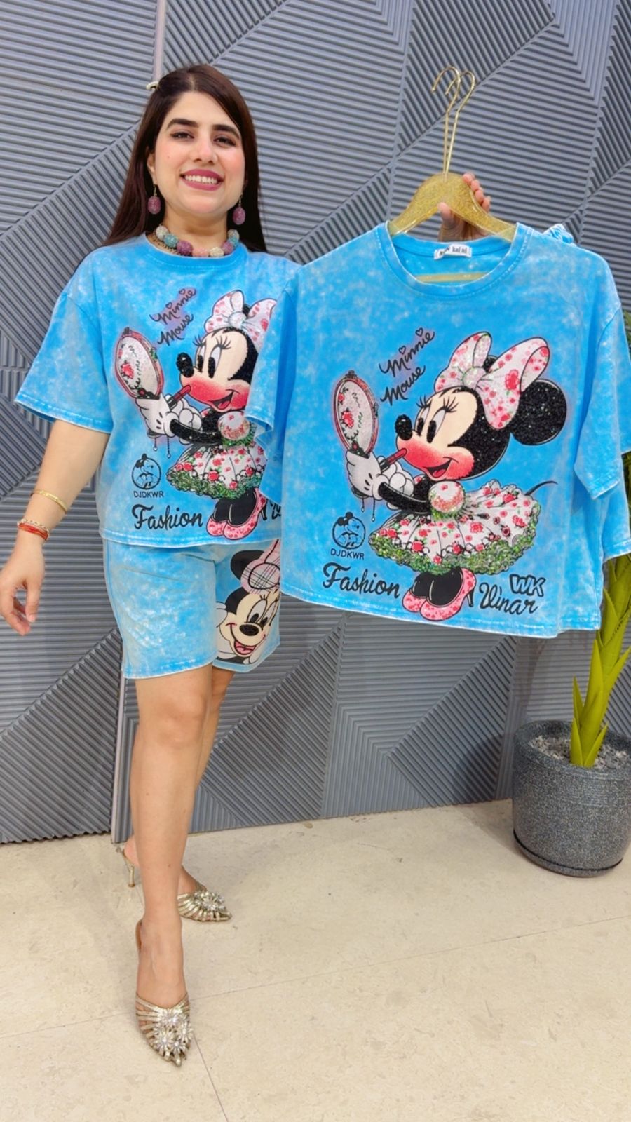 BEAUTIFUL SHORT CORD SET GGR4507 Girls Glitters