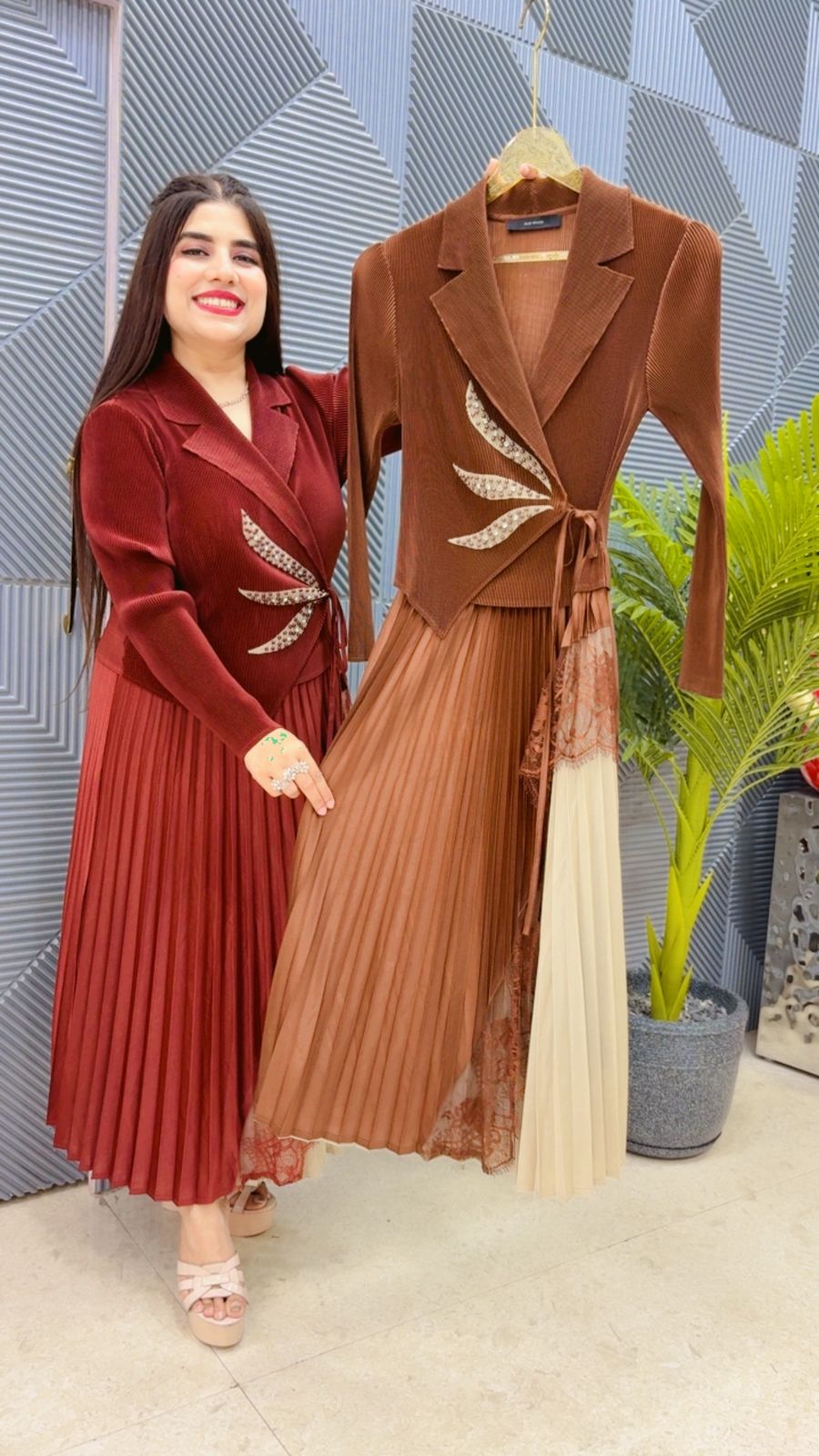 BEAUTIFUL WRINKLE  DRESS GGR4523 Girls Glitters