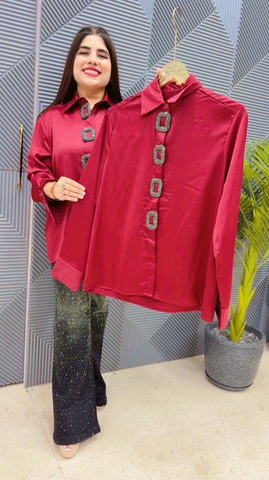 BEAUTIFUL SHIRT GGR4526 Girls Glitters