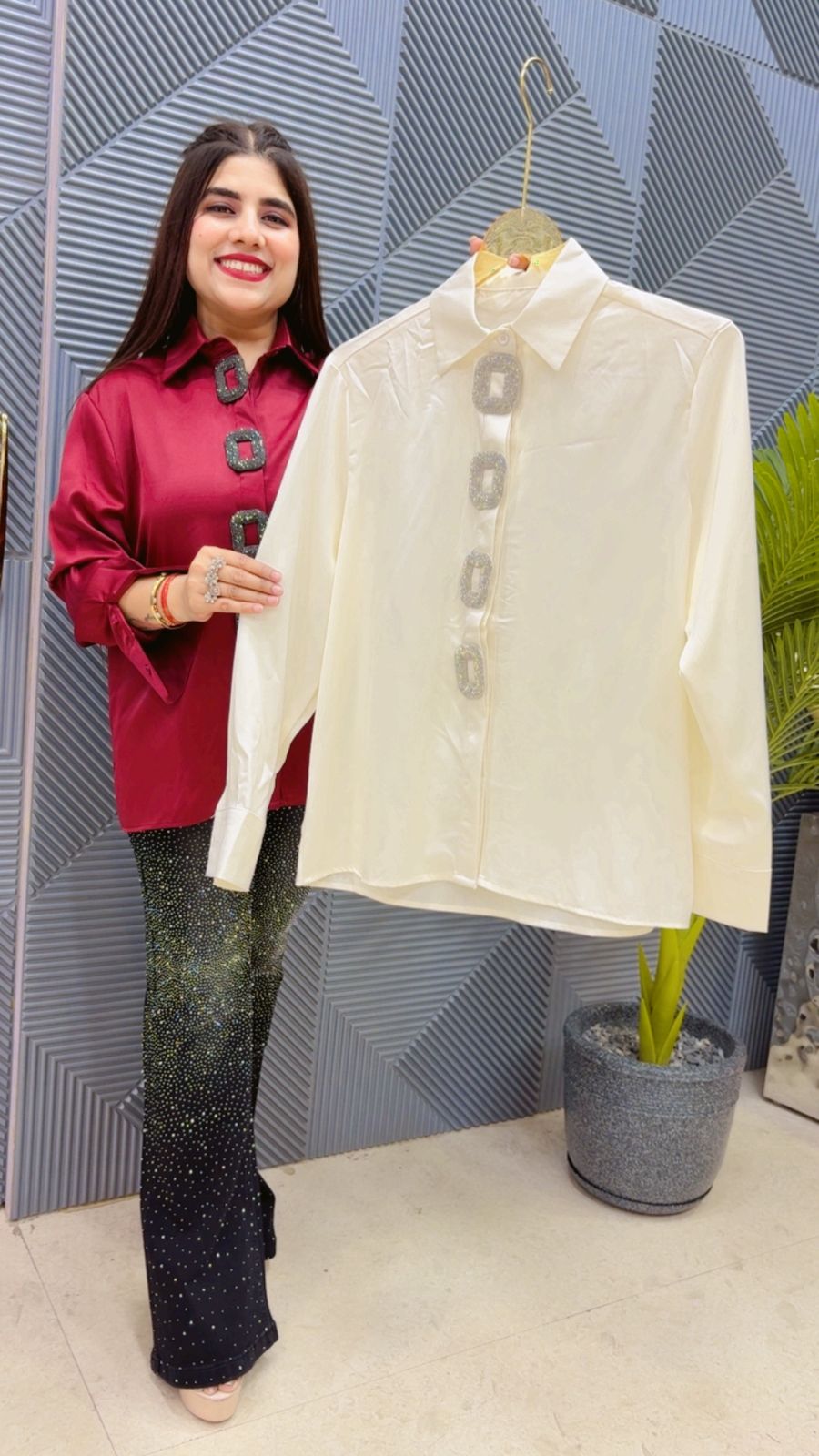BEAUTIFUL SHIRT GGR4526 Girls Glitters