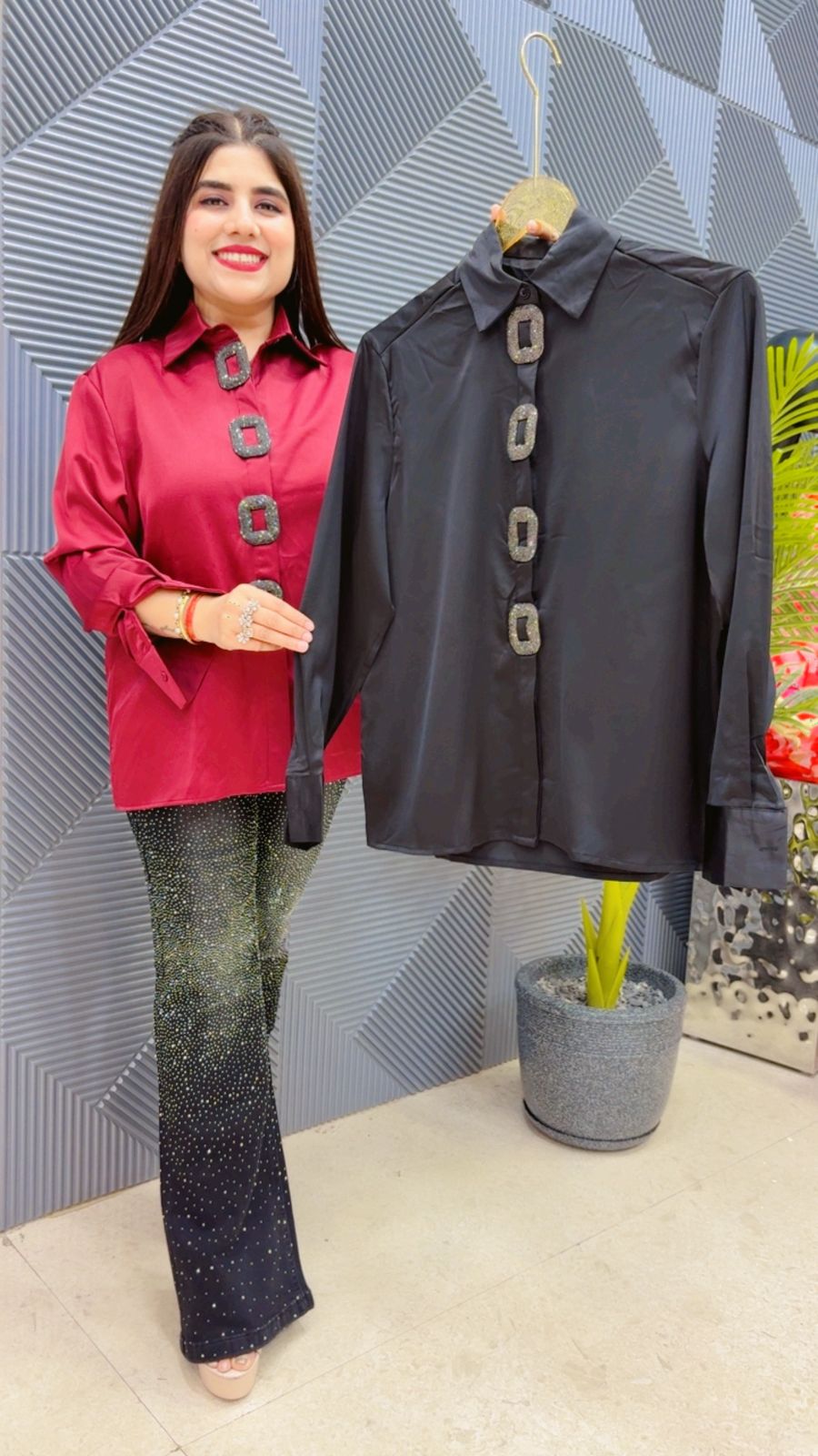 BEAUTIFUL SHIRT GGR4526 Girls Glitters