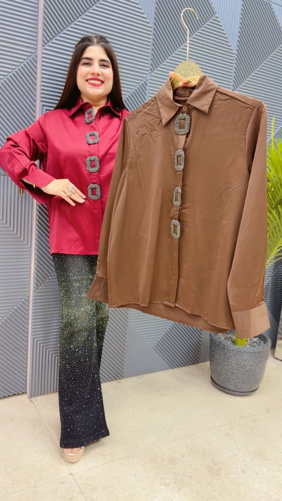 BEAUTIFUL SHIRT GGR4526 Girls Glitters
