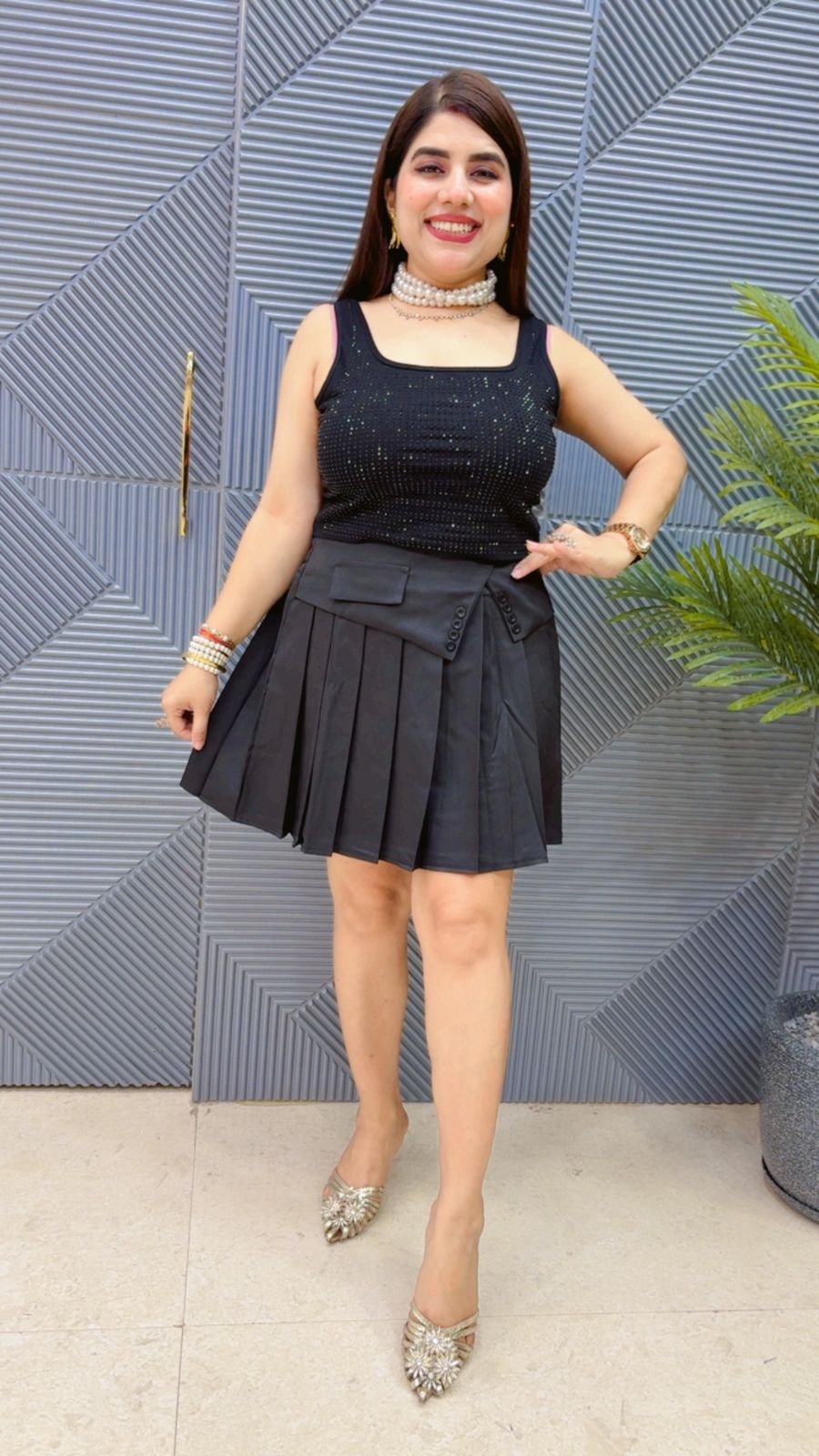 BEAUTIFUL SKIRT GGR4533 Girls Glitters