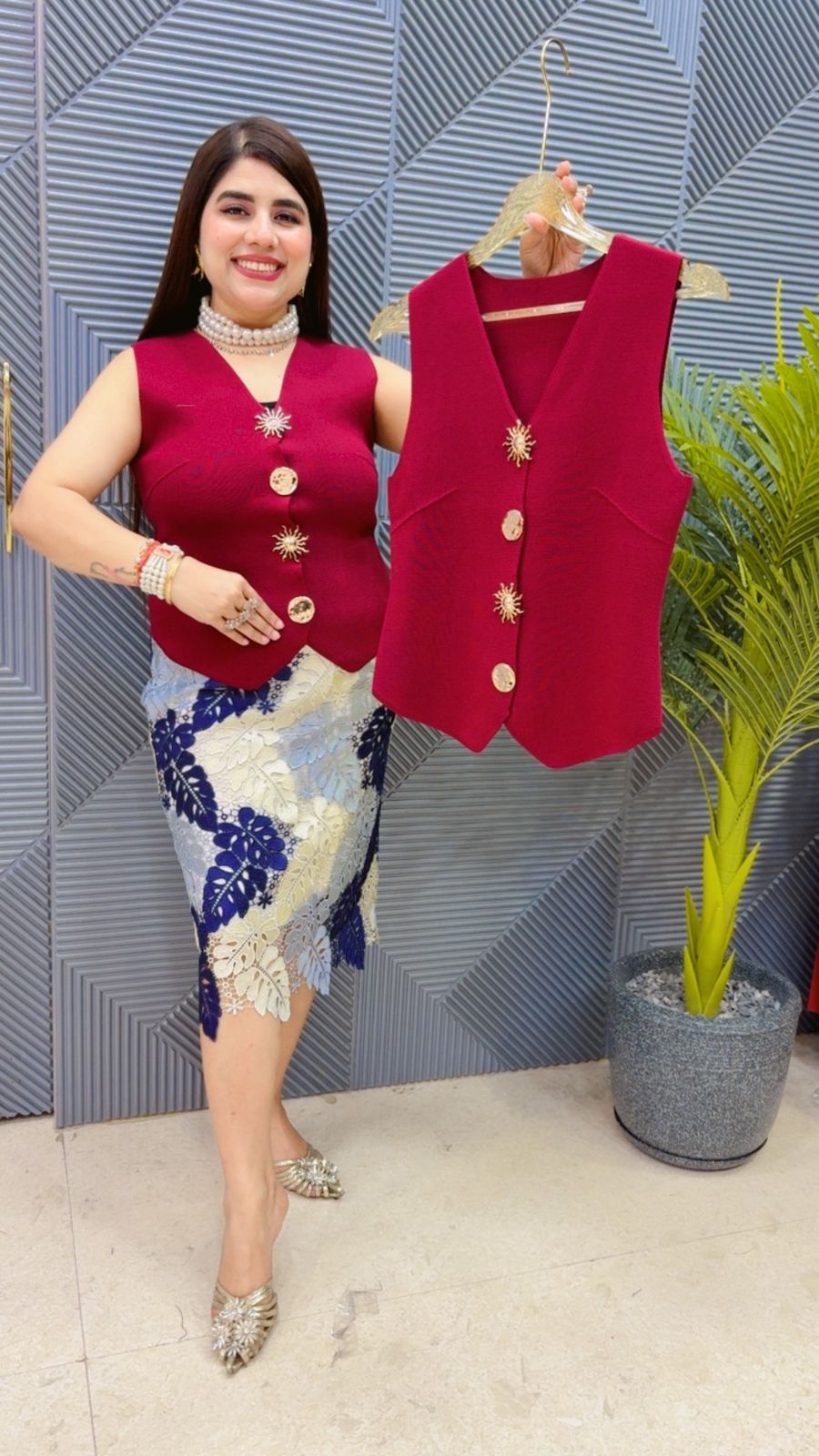 BEAUTIFUL CUT SLEEVE TOP GGR4535 Girls Glitters