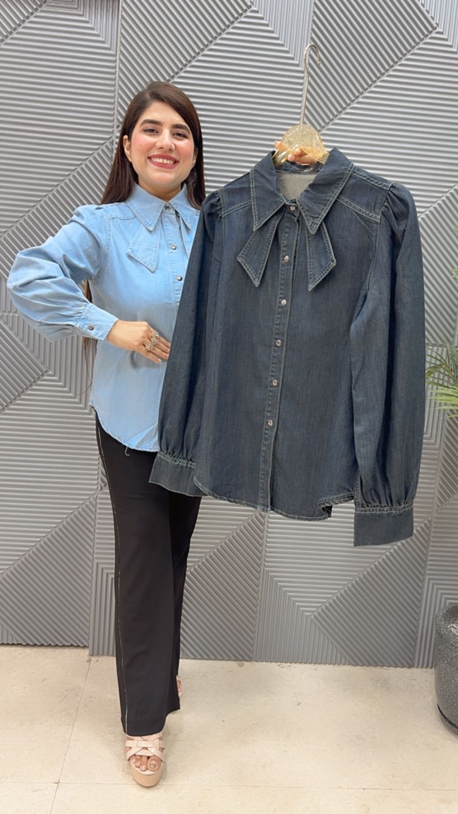 BEAUTIFUL SHIRT WITH COLAR GGR4555 Girls Glitters