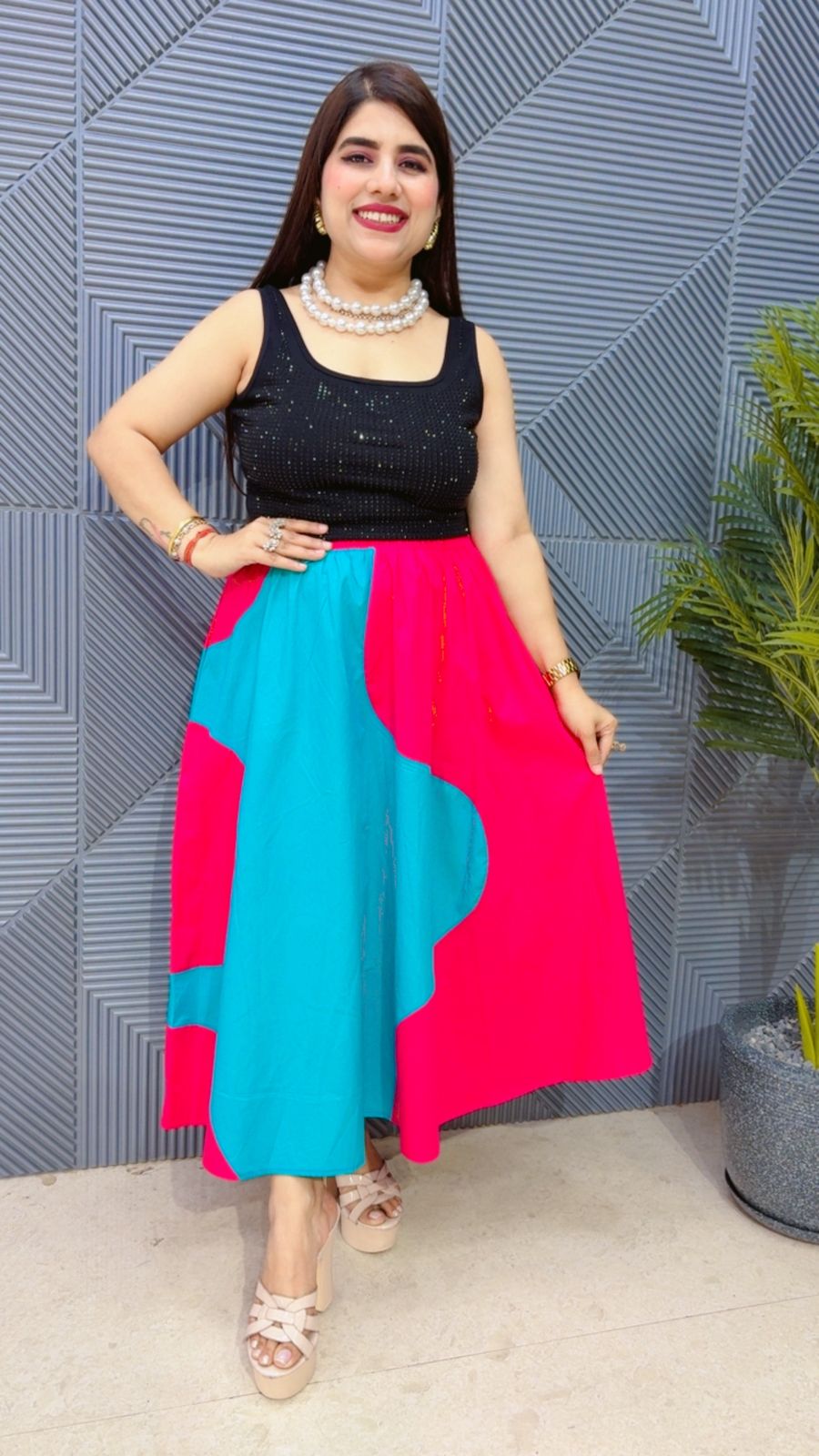 BEAUTIFUL SKIRT GGR4564 Girls Glitters