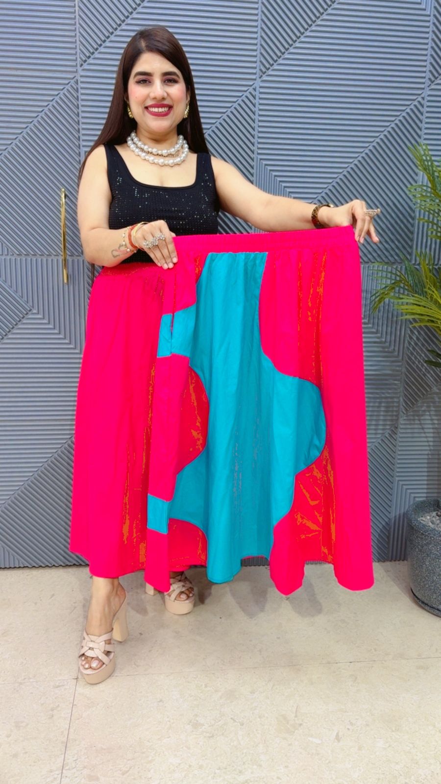 BEAUTIFUL SKIRT GGR4564 Girls Glitters