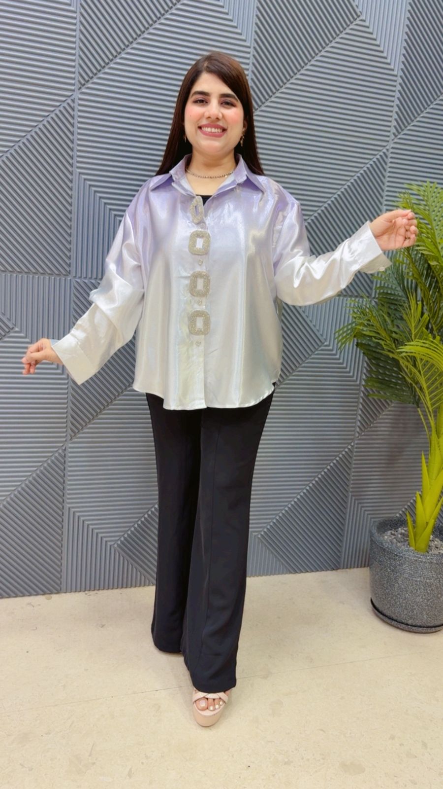 BEAUTIFUL SHIRT GGR4576 Girls Glitters