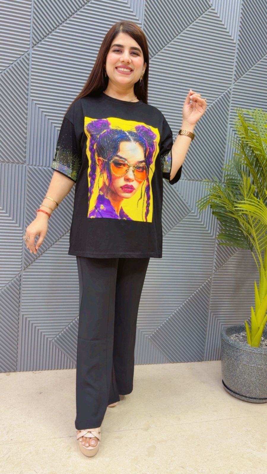 BEAUTIFUL T-SHIRT GGR4582 Girls Glitters