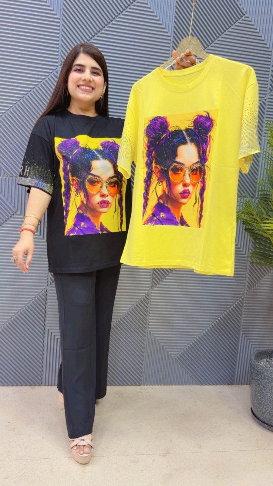 BEAUTIFUL T-SHIRT GGR4582 Girls Glitters