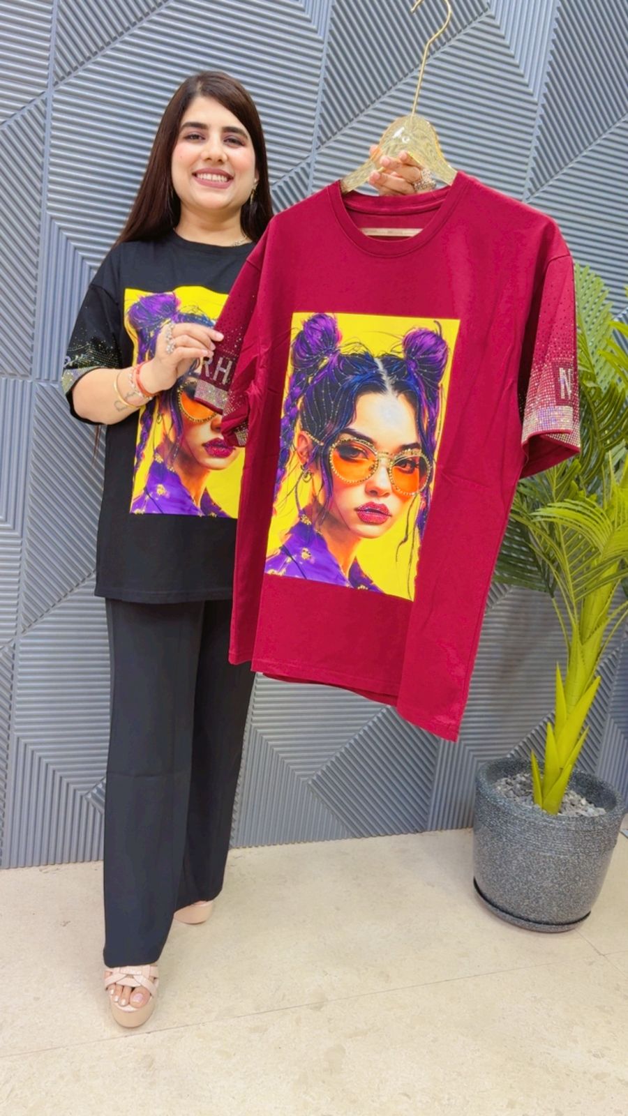 BEAUTIFUL T-SHIRT GGR4582 Girls Glitters