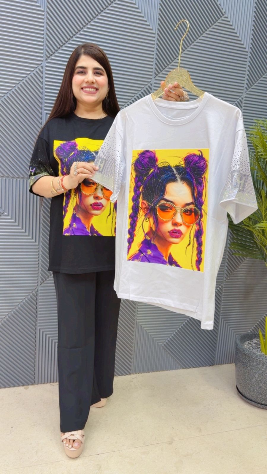 BEAUTIFUL T-SHIRT GGR4582 Girls Glitters