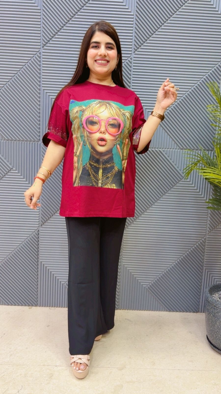 BEAUTIFUL T-SHIRT GGR4583 Girls Glitters