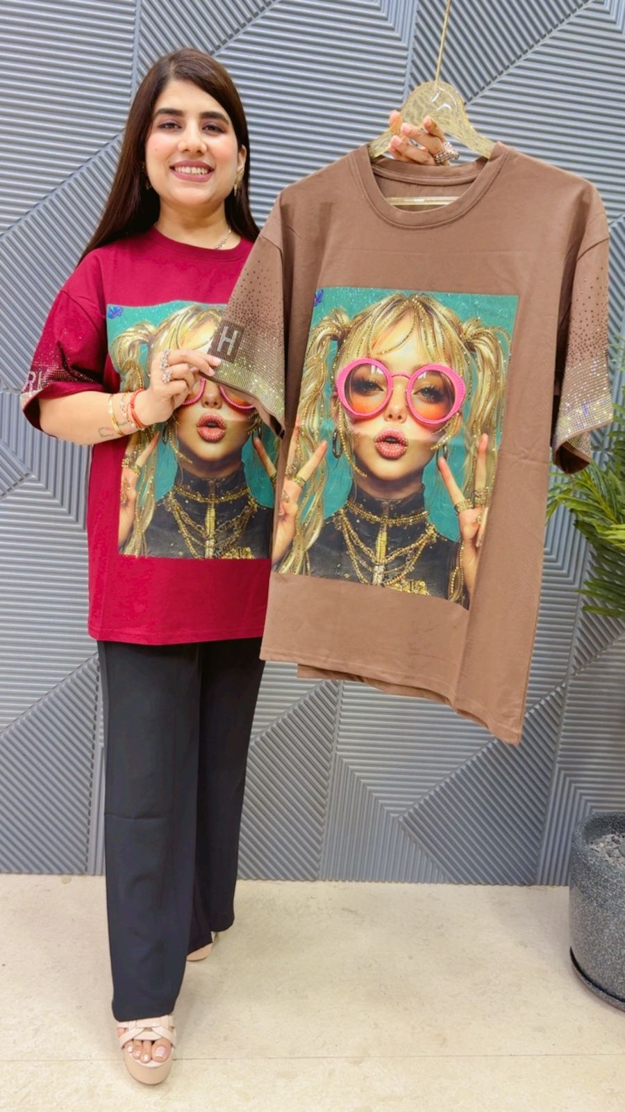 BEAUTIFUL T-SHIRT GGR4583 Girls Glitters