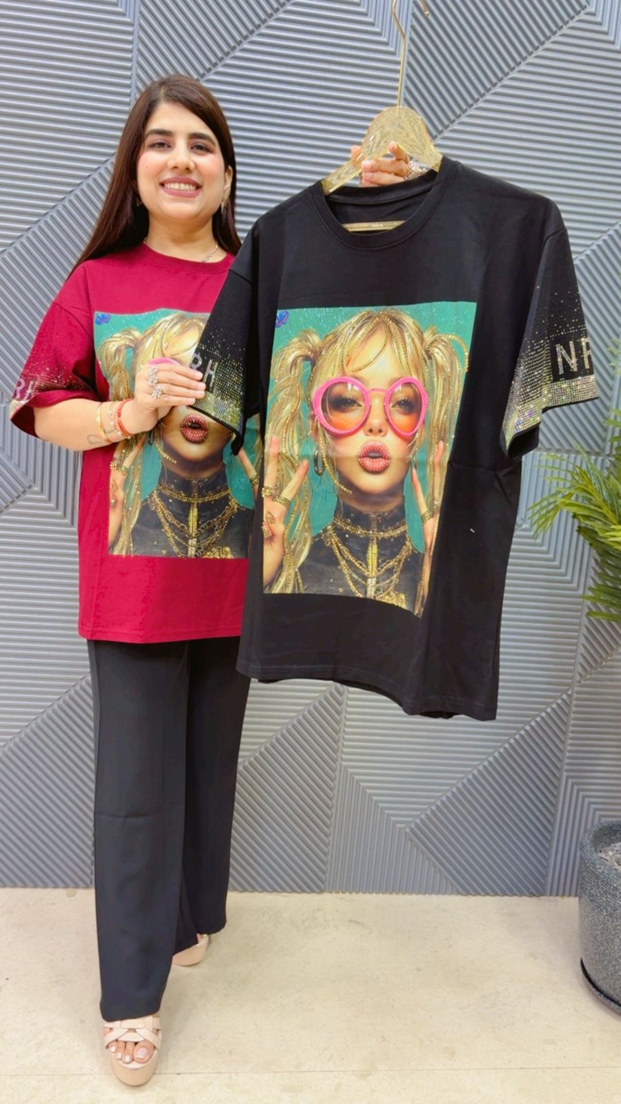 BEAUTIFUL T-SHIRT GGR4583 Girls Glitters