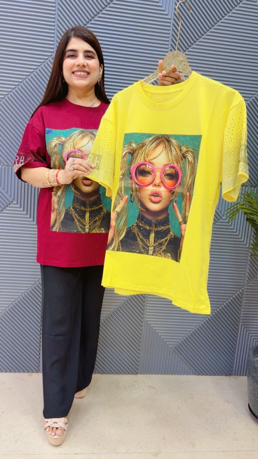 BEAUTIFUL T-SHIRT GGR4583 Girls Glitters