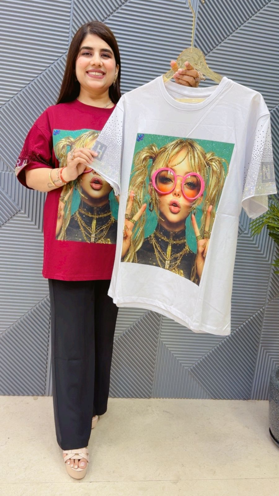 BEAUTIFUL T-SHIRT GGR4583 Girls Glitters