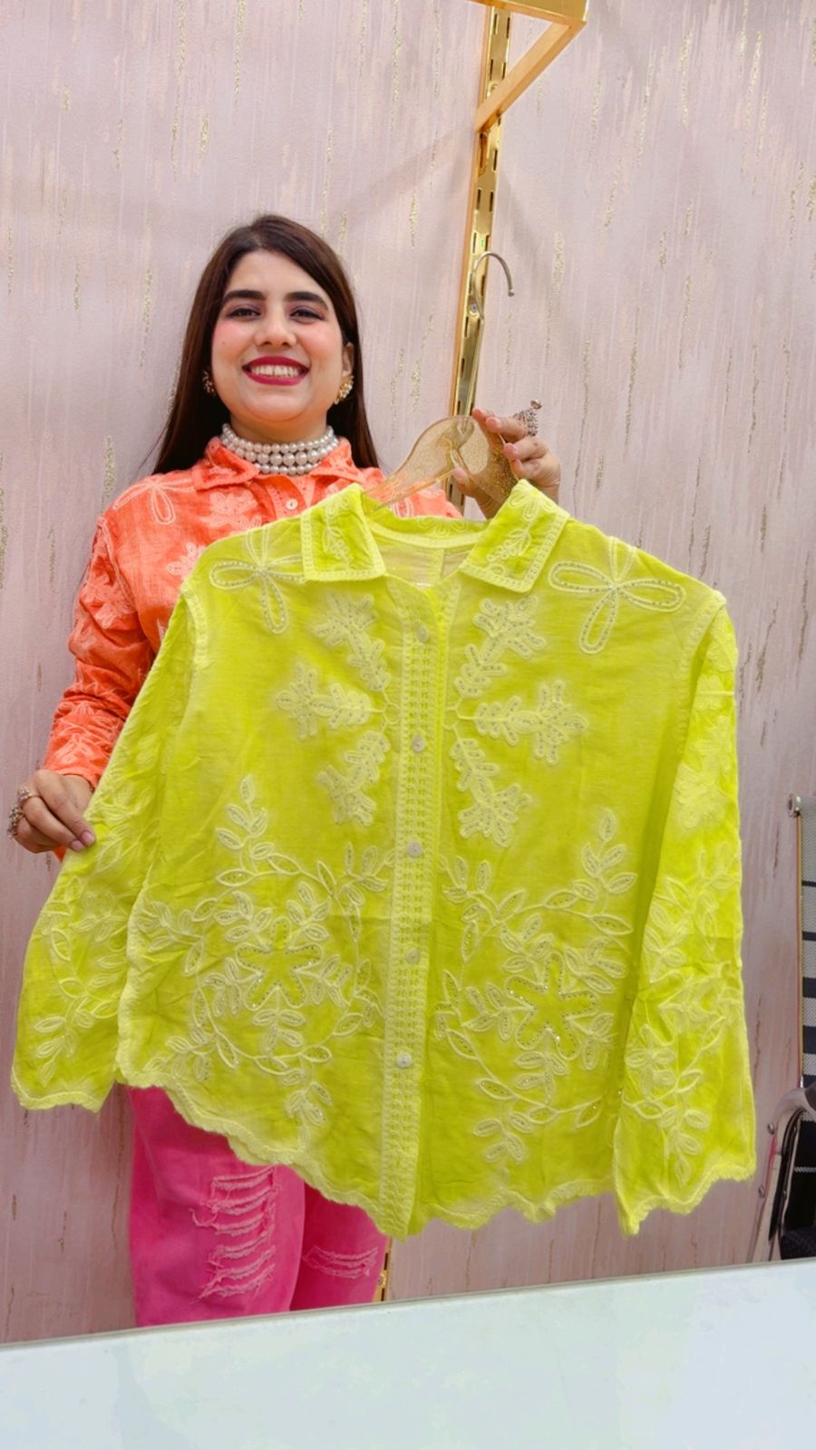 BEAUTIFUL COTTON SHIRTS GGR4592 Girls Glitters