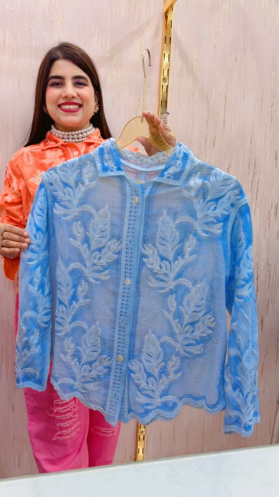 BEAUTIFUL COTTON SHIRTS GGR4592 Girls Glitters