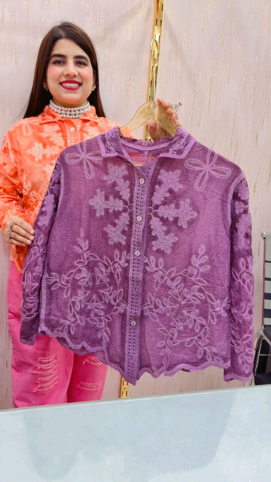 BEAUTIFUL COTTON SHIRTS GGR4592 Girls Glitters