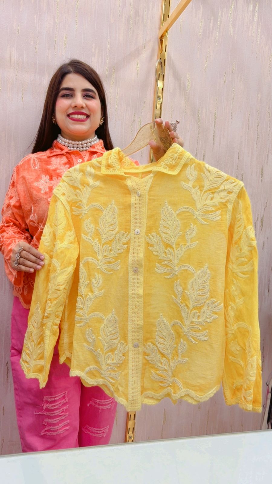 BEAUTIFUL COTTON SHIRTS GGR4592 Girls Glitters