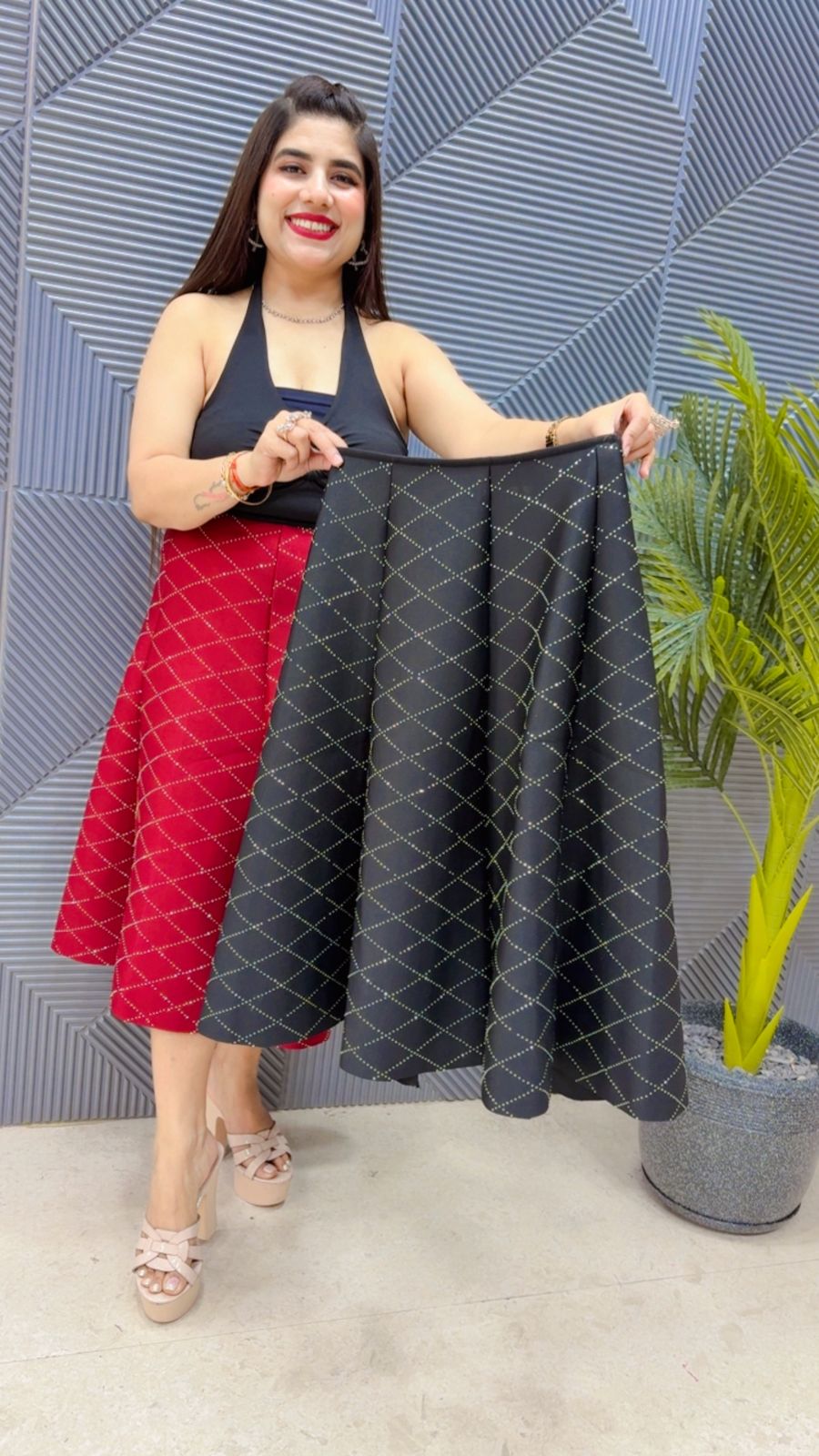 BEAUTIFUL SKIRT GGR4597 Girls Glitters