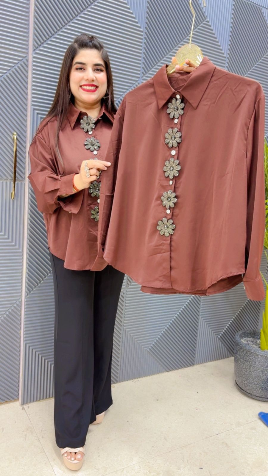 BEAUTIFUL SHIRT GGR4606 Girls Glitters