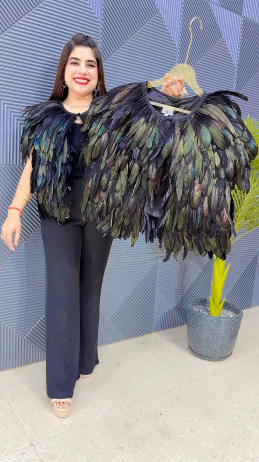 BEAUTIFUL FEATHER TOP GGR4607 Girls Glitters