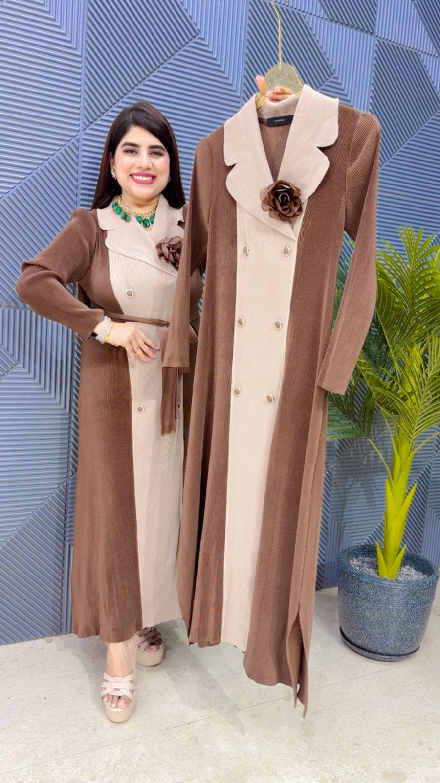 BEAUTIFUL WRINKLE DRESS WITH BELT GGR4625 Girls Glitters