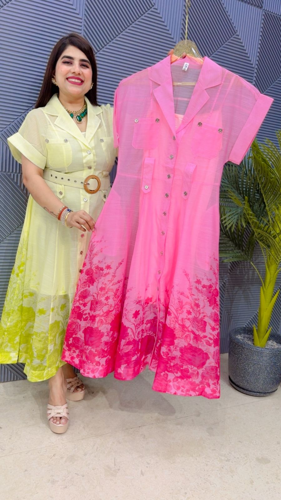 BEAUTIFUL DRESS WITH BELT AND INNER GGR4626 Girls Glitters