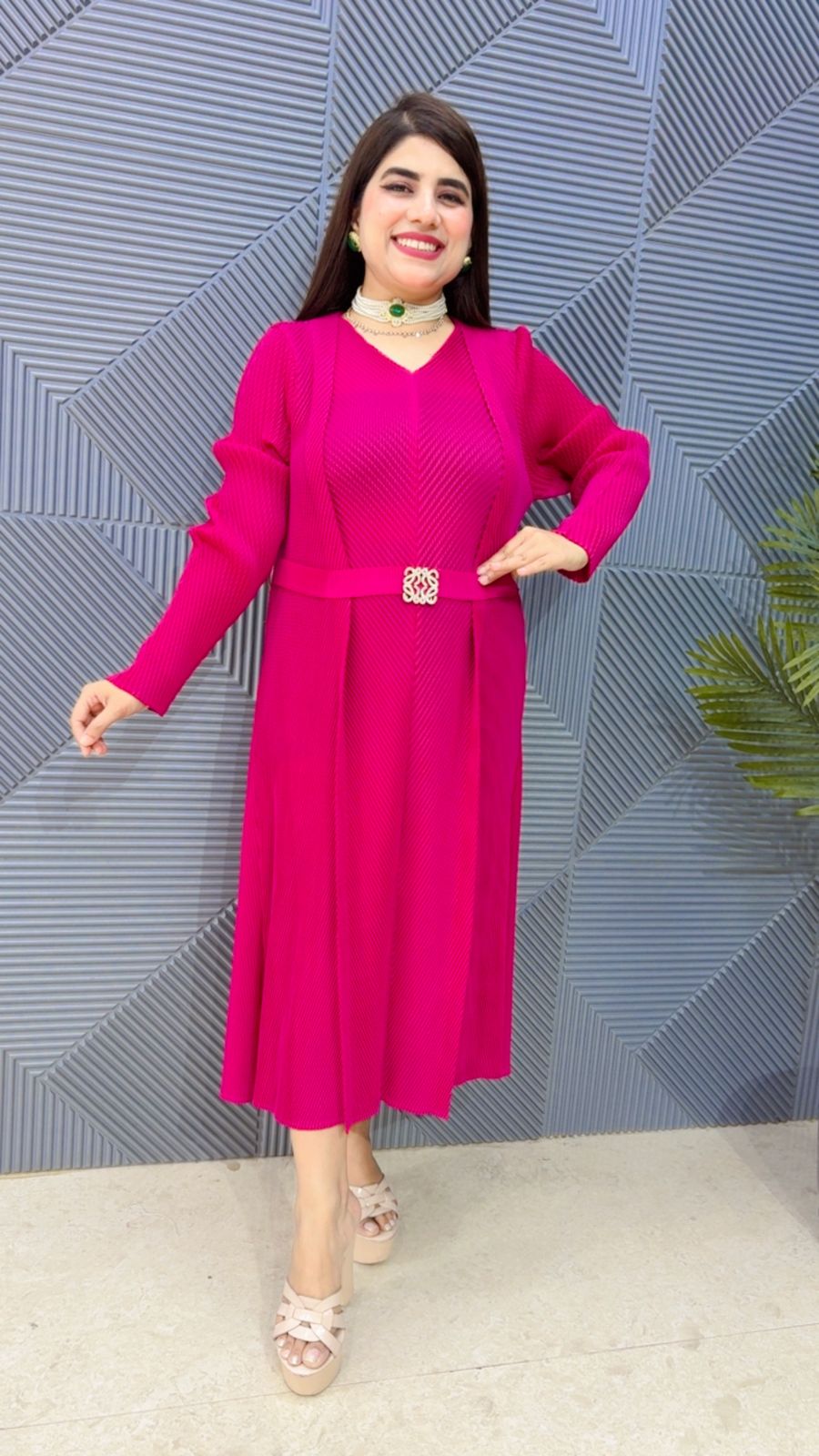 BEAUTIFUL WRINKLE DRESS GGR4634 Girls Glitters
