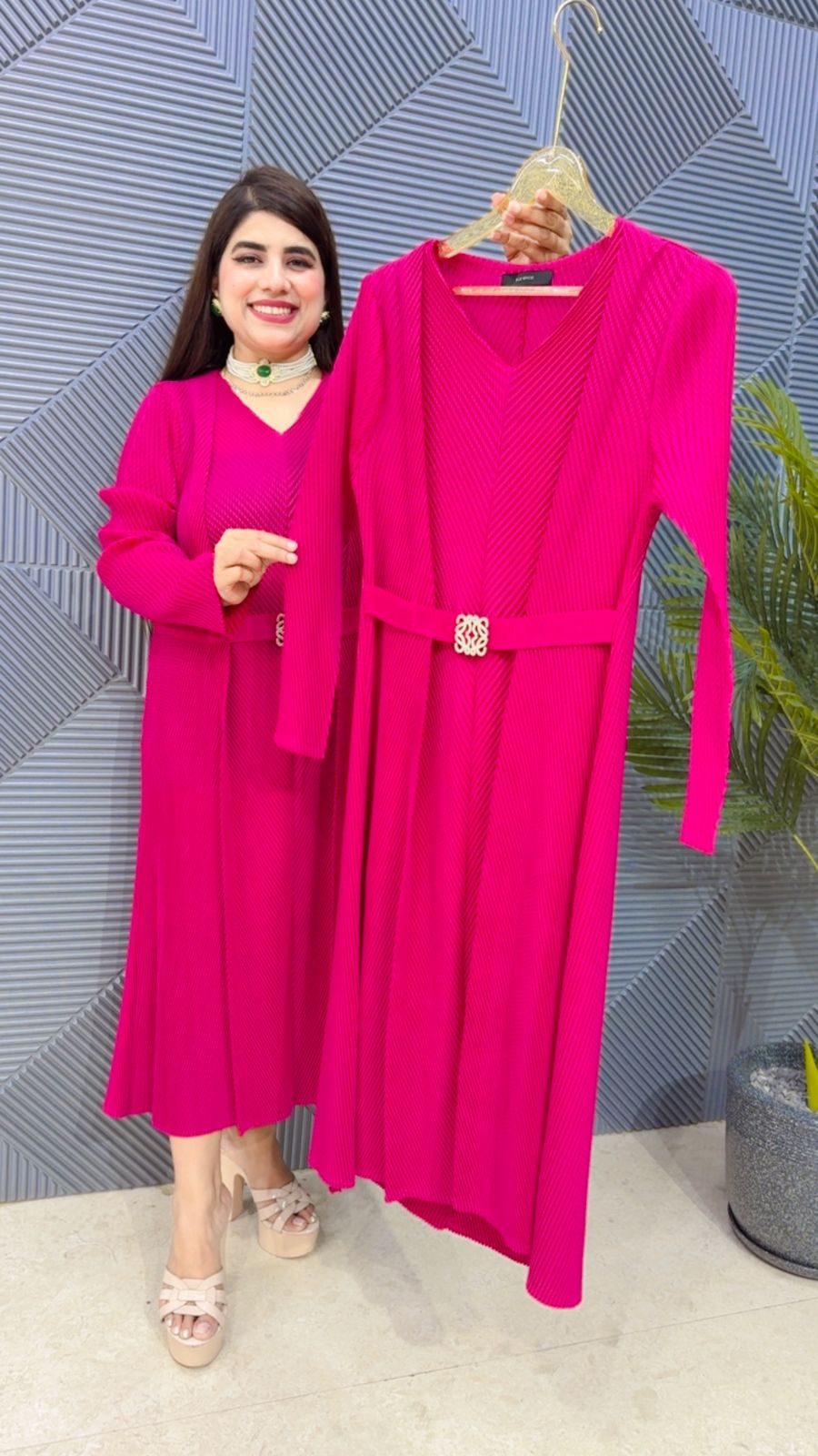 BEAUTIFUL WRINKLE DRESS GGR4634 Girls Glitters