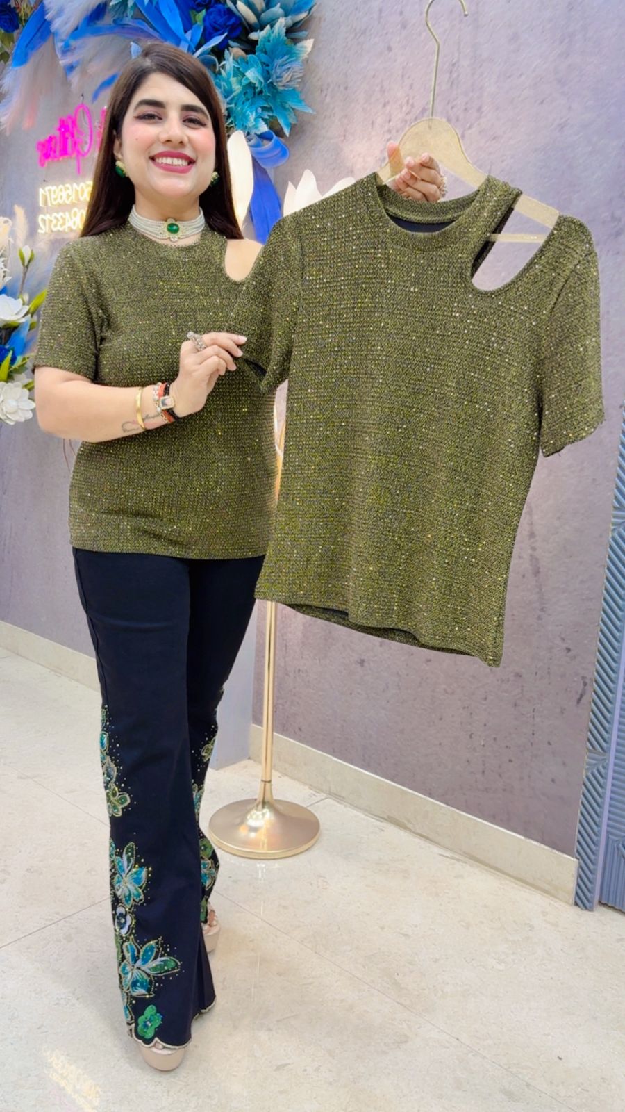 BEAUTIFUL TOP GGR4637 Girls Glitters
