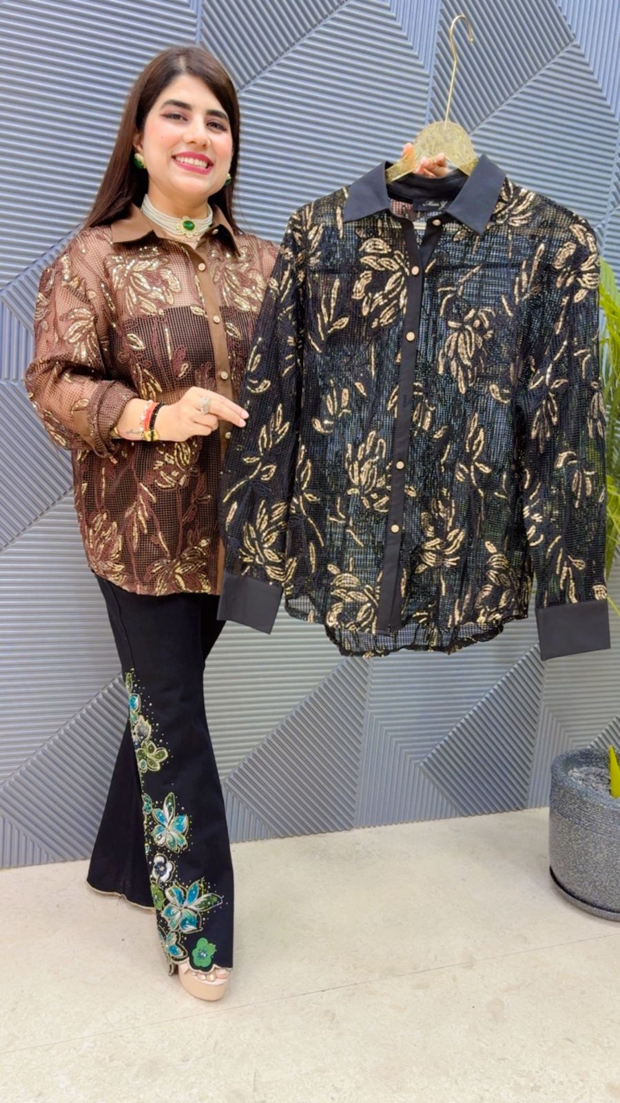 BEAUTIFUL SHIRT GGR4640 Girls Glitters