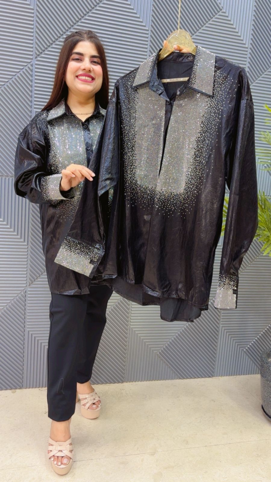 BEAUTIFUL PARTY WEAR SHIRT GGR4661 Girls Glitters
