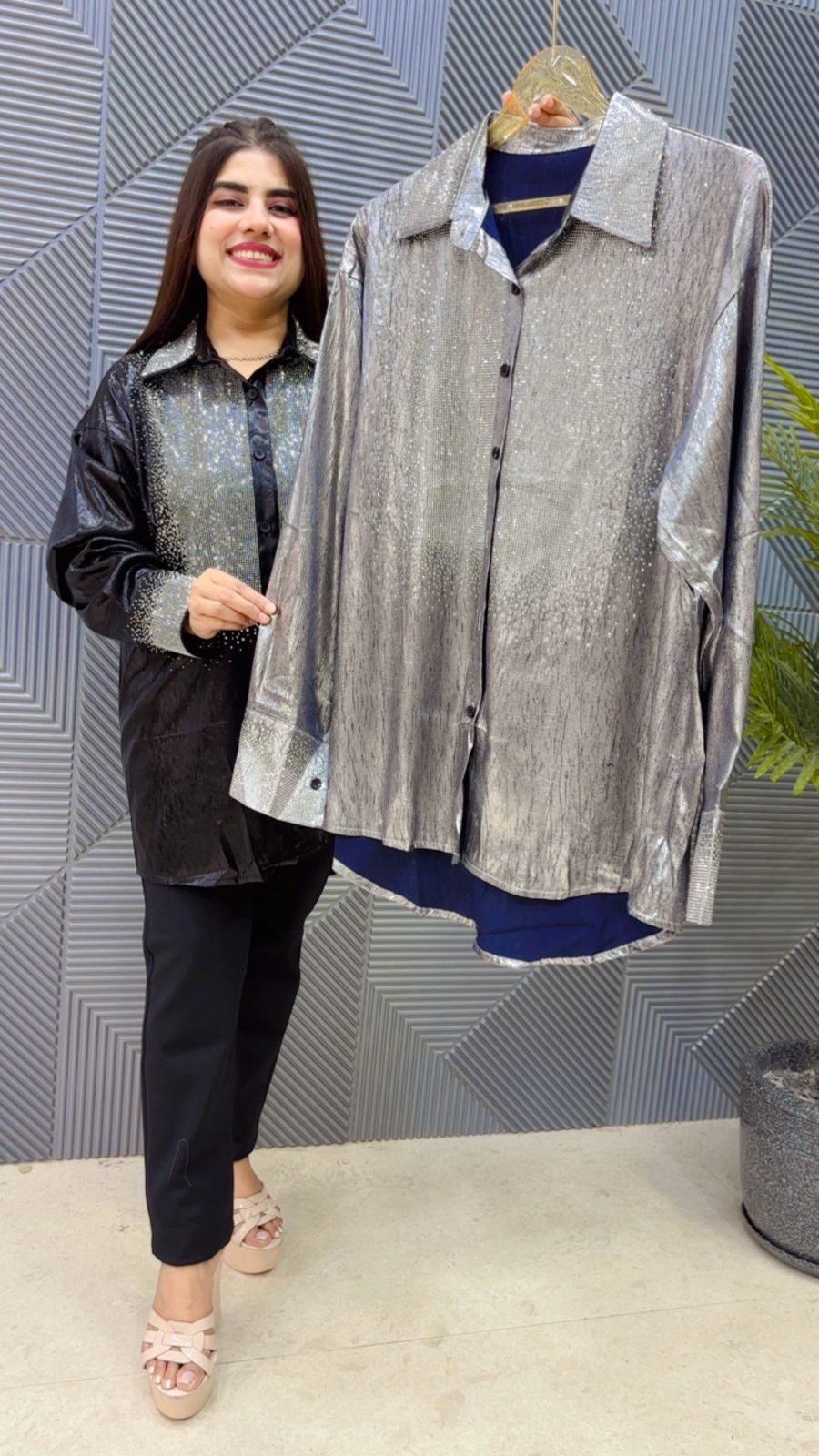 BEAUTIFUL PARTY WEAR SHIRT GGR4661 Girls Glitters