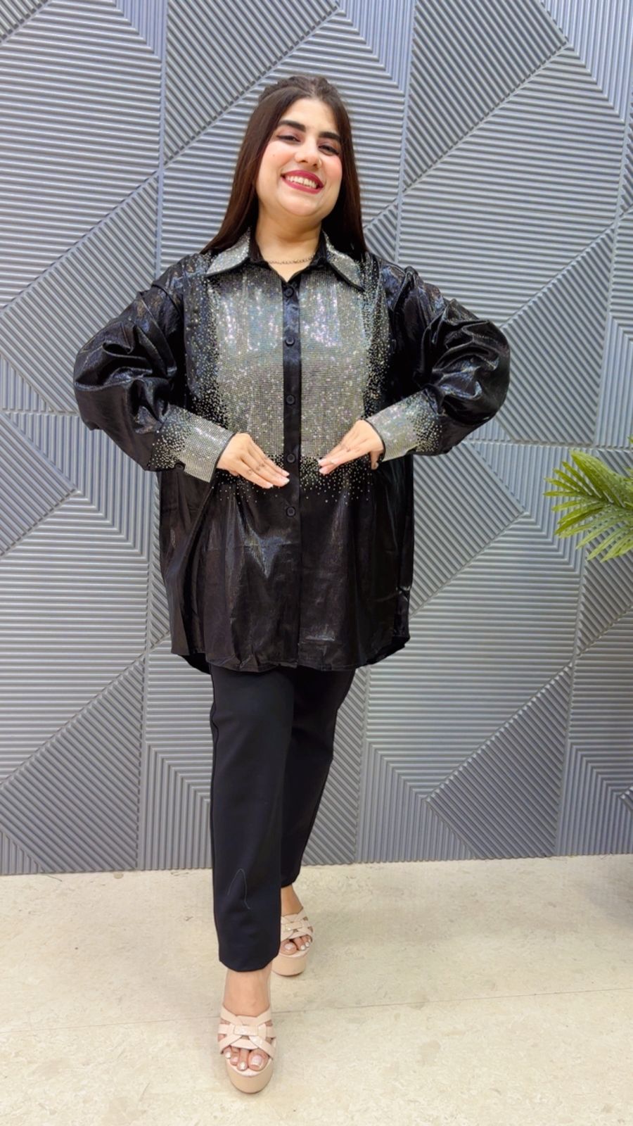 BEAUTIFUL PARTY WEAR SHIRT GGR4661 Girls Glitters