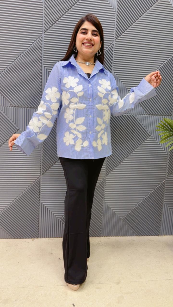 BEAUTIFUL COTTON SHIRT GGR4672 Girls Glitters
