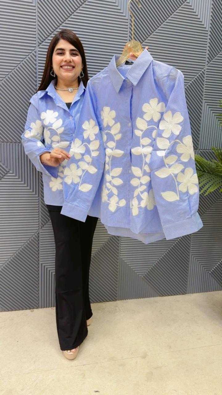 BEAUTIFUL COTTON SHIRT GGR4672 Girls Glitters