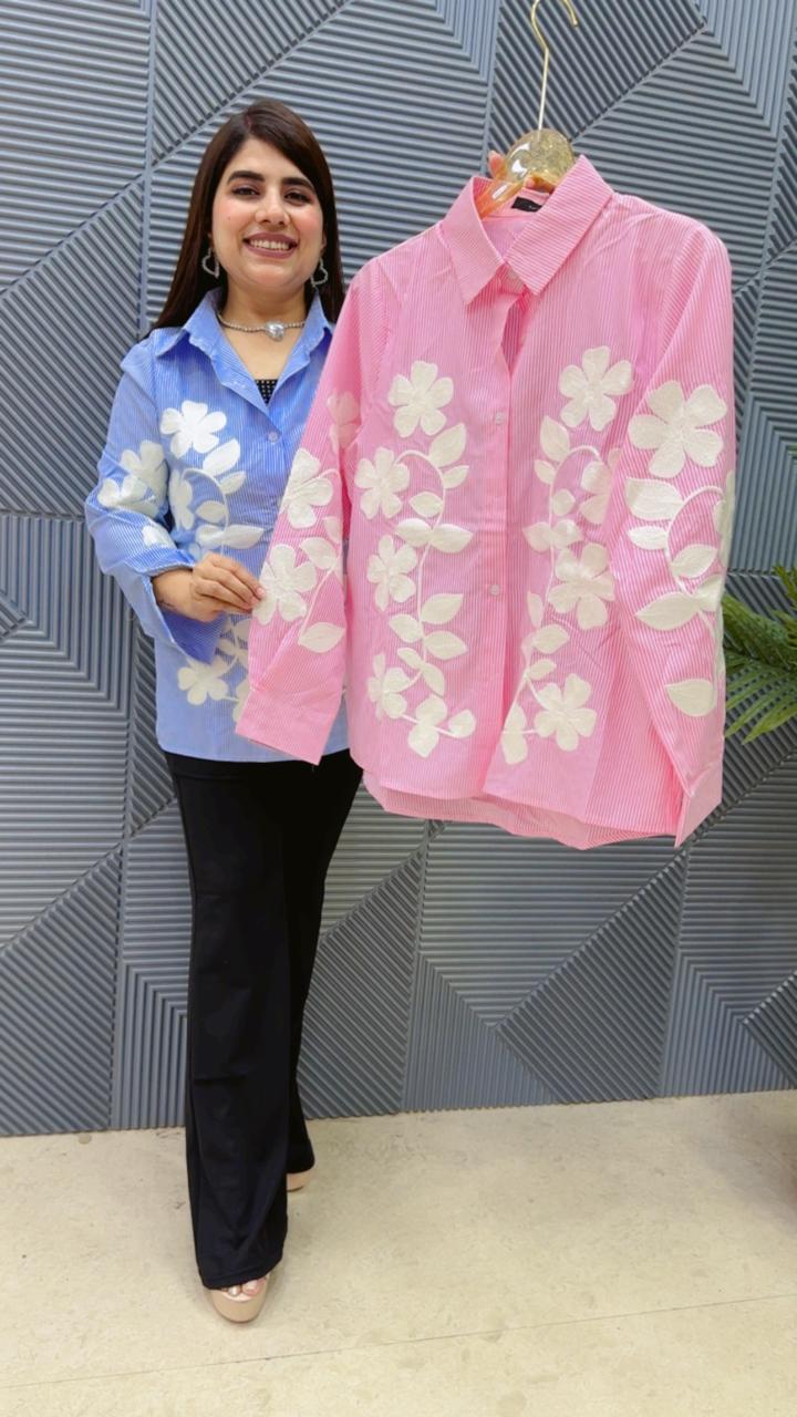 BEAUTIFUL COTTON SHIRT GGR4672 Girls Glitters