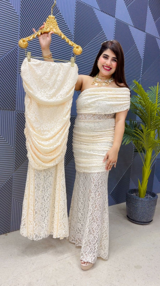 BEAUTIFUL ONE SHOULDER DRESS GGR4682 Girls Glitters