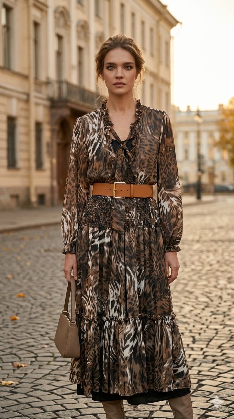BEAUTIFUL DRESS WITH INNER AND BELT GGR4685 Girls Glitters