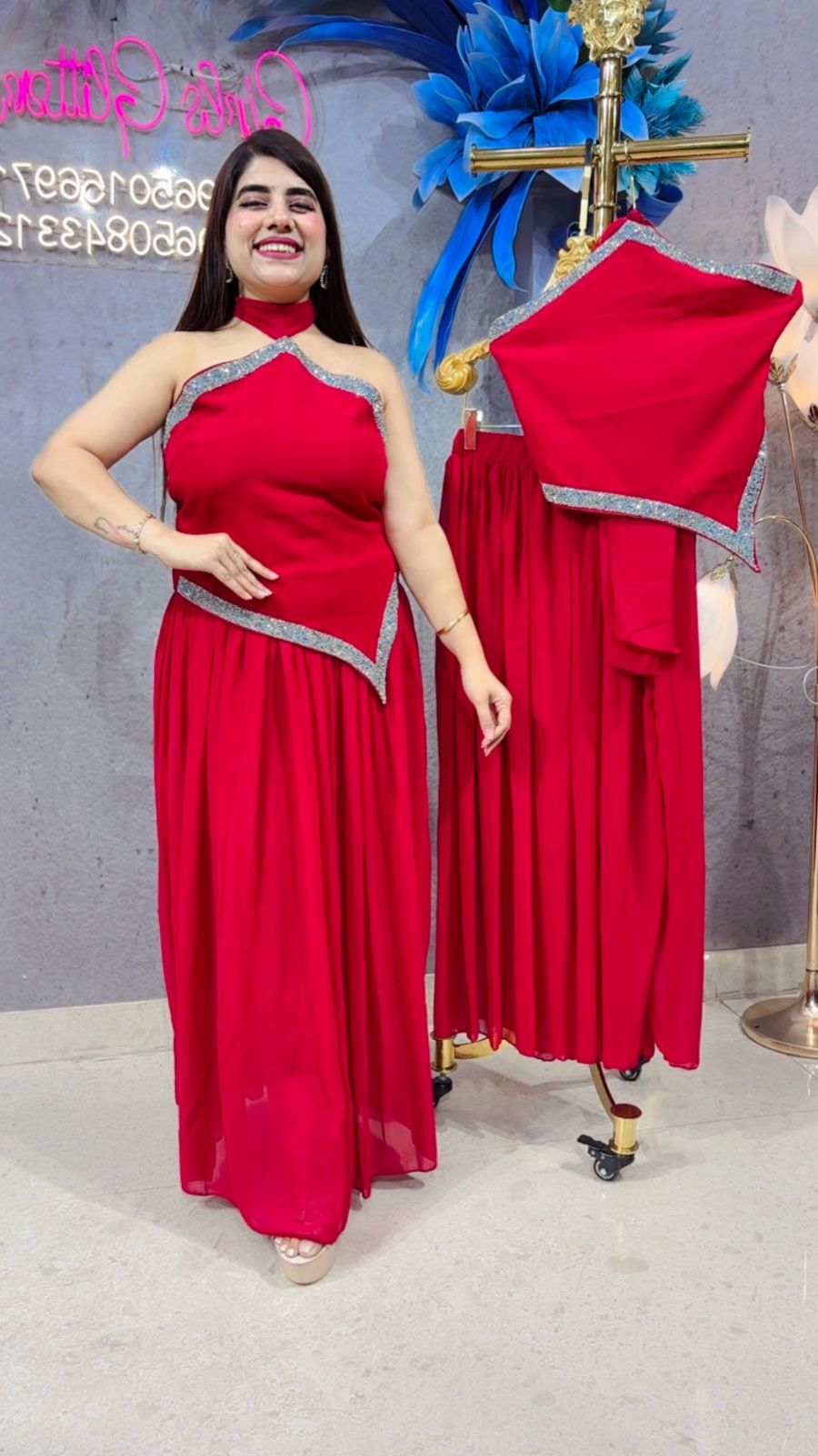 BEAUTIFUL KAREENA KAPOOR STYLE DRESS GGR4691 Girls Glitters