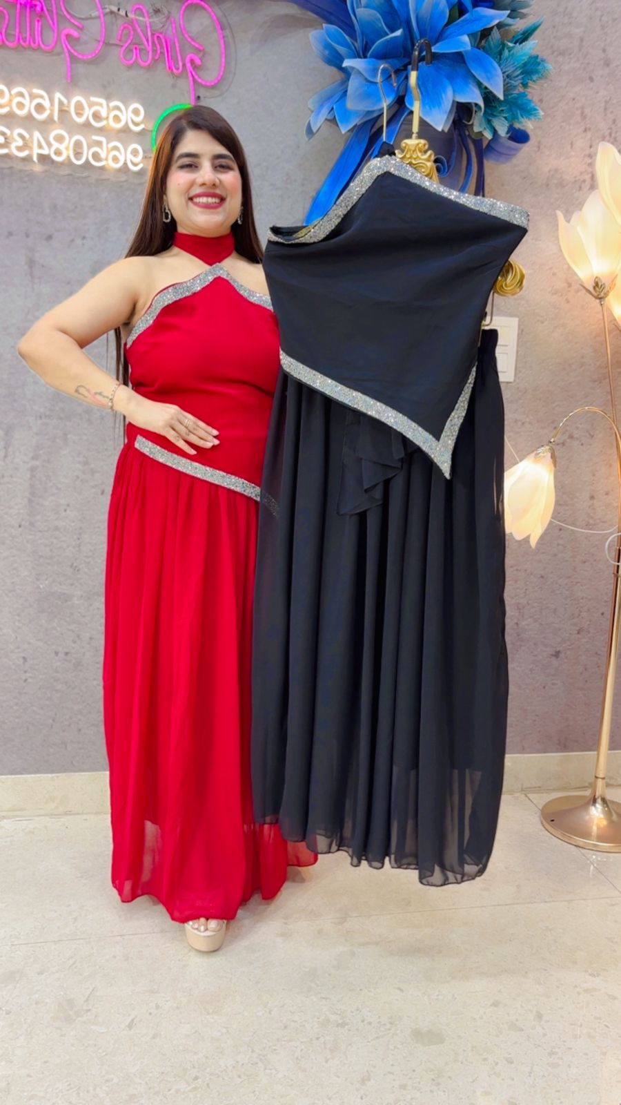 BEAUTIFUL KAREENA KAPOOR STYLE DRESS GGR4691 Girls Glitters