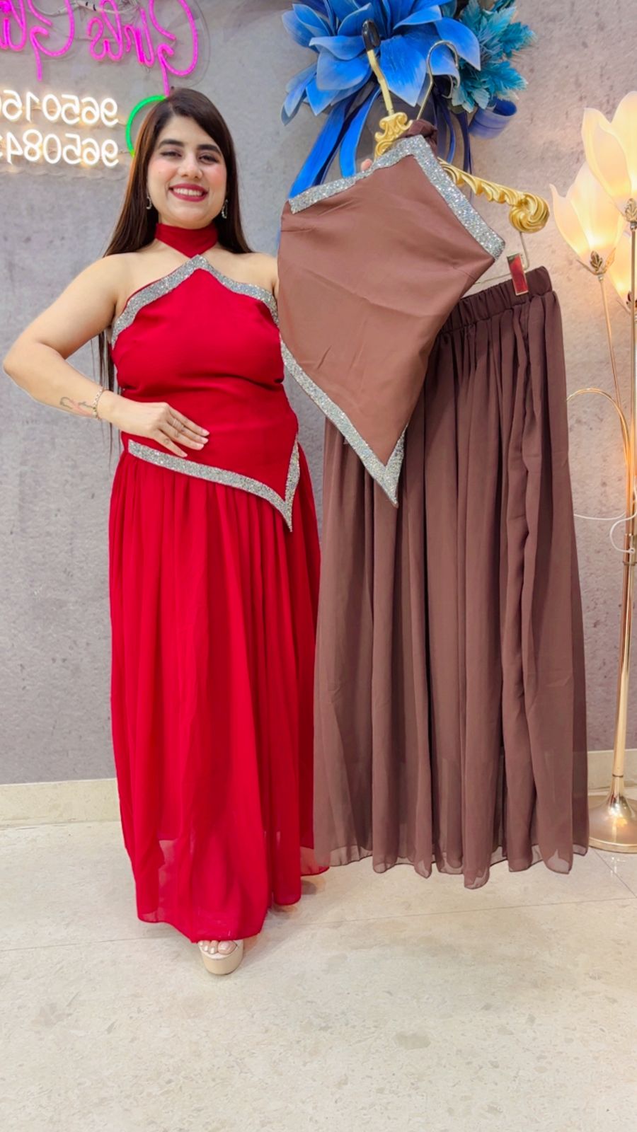 BEAUTIFUL KAREENA KAPOOR STYLE DRESS GGR4691 Girls Glitters