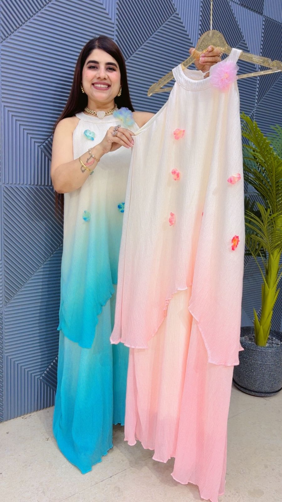 BEAUTIFUL FLOWER DRESS GGR4697 Girls Glitters