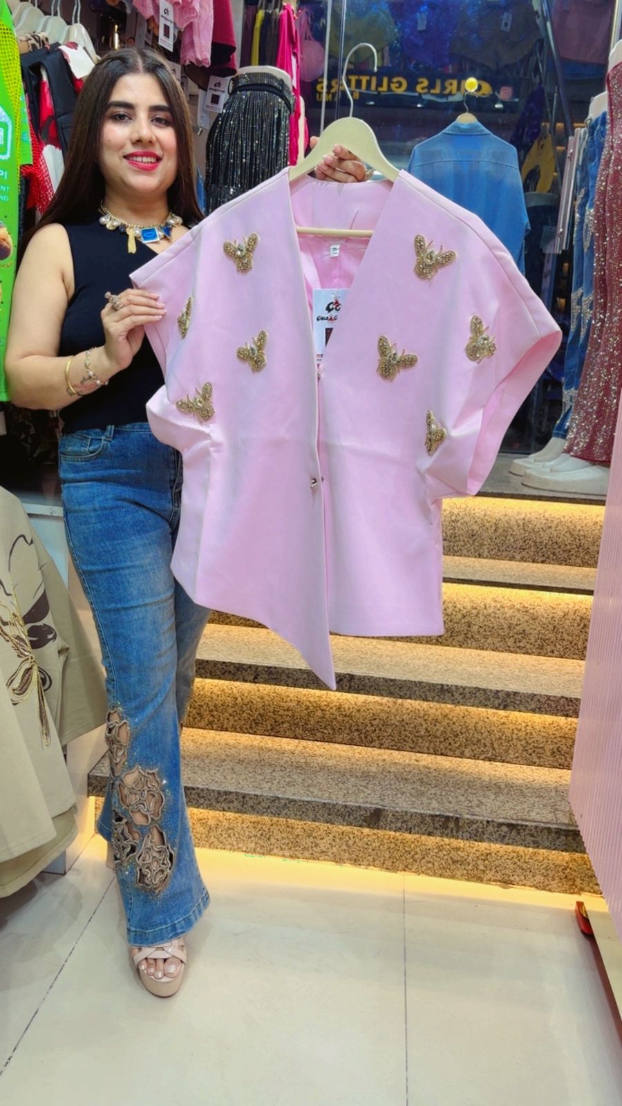 BEAUTIFUL BLAZER GGR4702 Girls Glitters