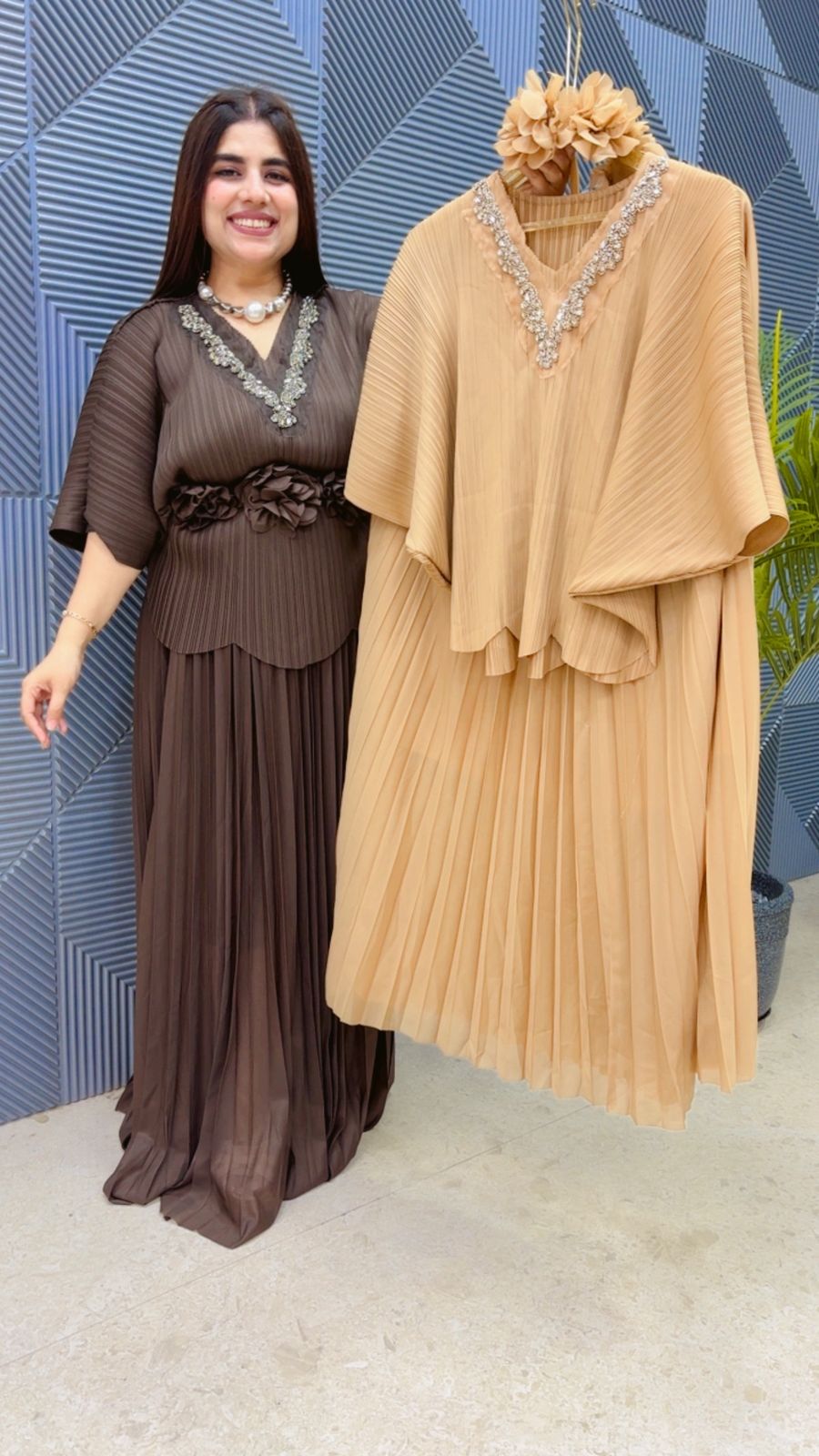 BEAUTIFUL WRINKLE CORD SET WITH BELT GGR4708 Girls Glitters