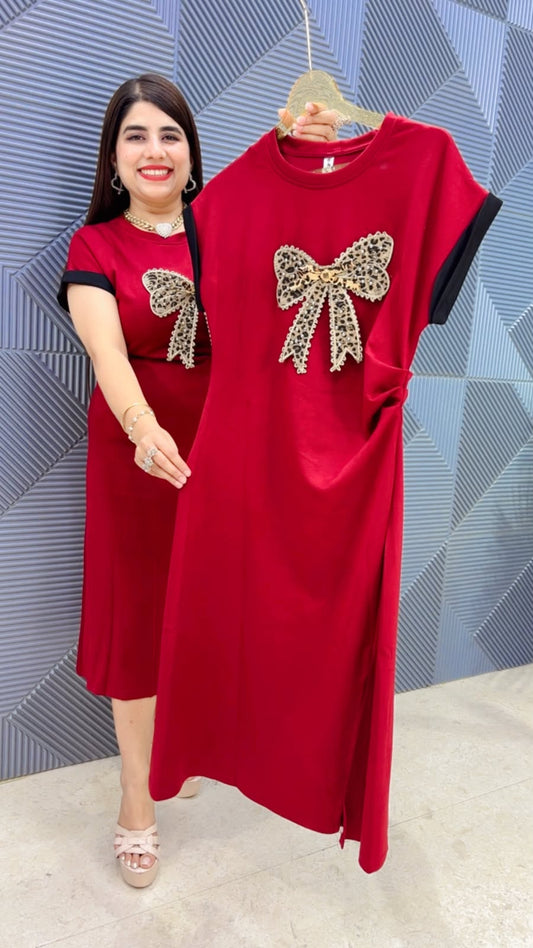 BEAUTIFUL BOW DRESS GGR4712 Girls Glitters